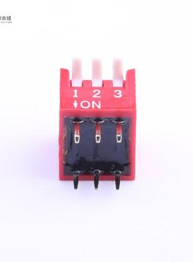 原装正品DP-03RP全新红色3PIN-2.54mm立式直插琴