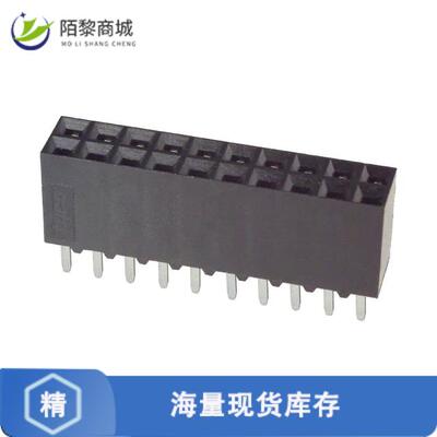 原装正品6-534206-0全新CONN RCPT 20POS 0.1 GOLD PCB