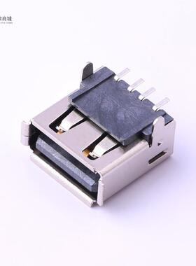 全新原装USB-SMT-04F-S1-B1-R11正品/Type-A 母座 卧贴