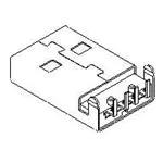 全新原装48037-0001正品/USB TYPE A RA SHLDED PLG TH