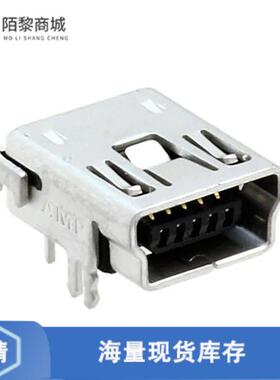 全新原装1734510-2正品/CONN RCPT USB2.0 MINI B 5P R/A
