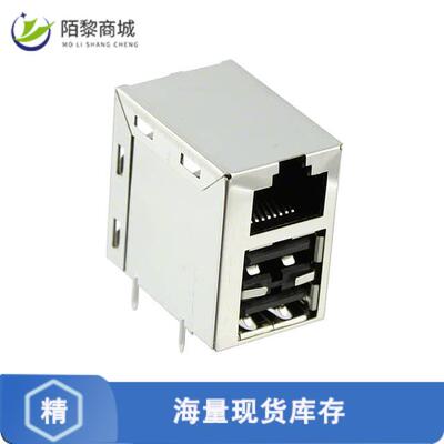 全新原装6116151-1正品/CONN MOD JACK 8P8C R/A SHIELDED