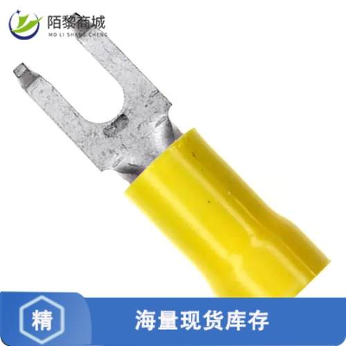 全新原装324581正品/CONN SPADE TERM 10-12AWG #6 YEL