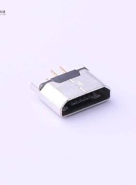 全新原装 180°ZB正品/Micro-B 母座 直插 平口 1 Femal