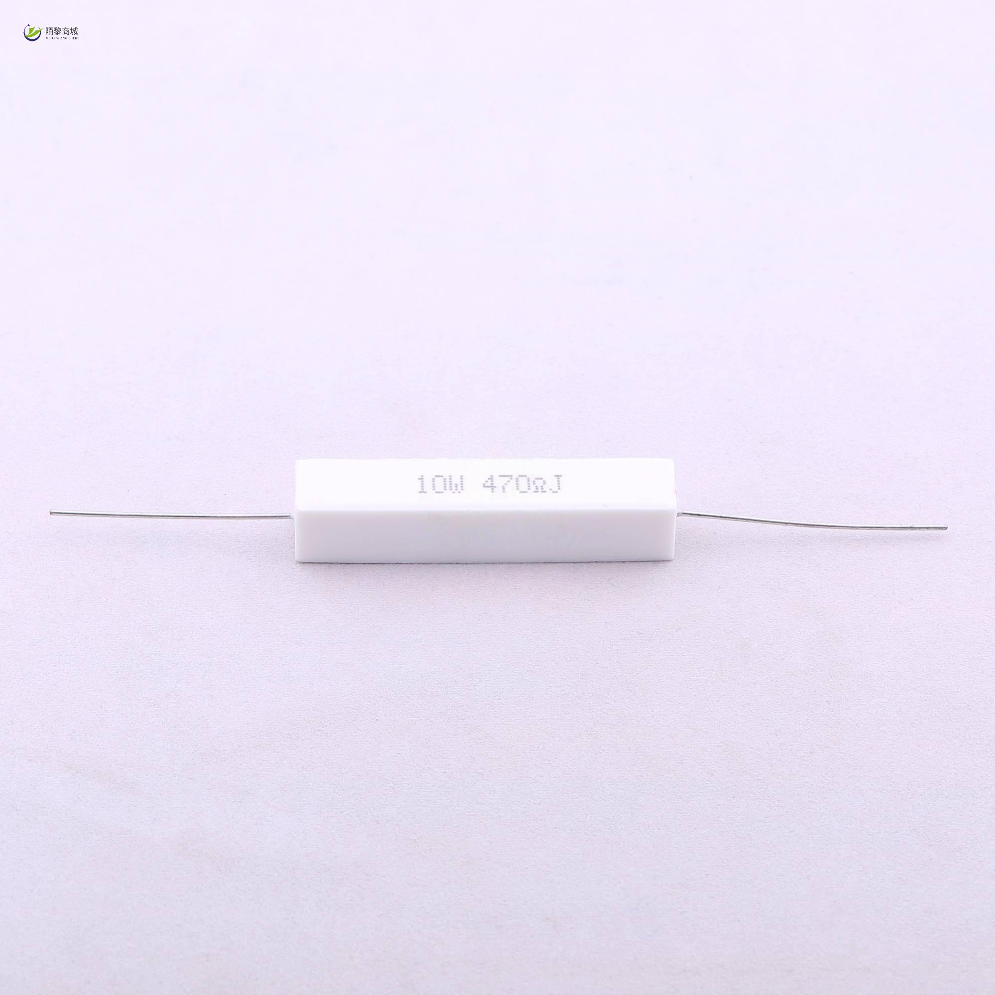 全新原装CR-L10W-470ΩJ正品/插件电阻 AXIAL_48X9.5MM_