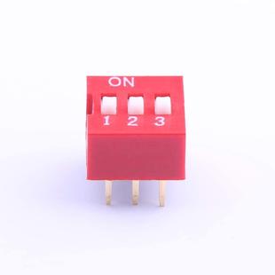 直插正拨拨码 03RP正品 2.54mm立式 红色3PIN 全新原装