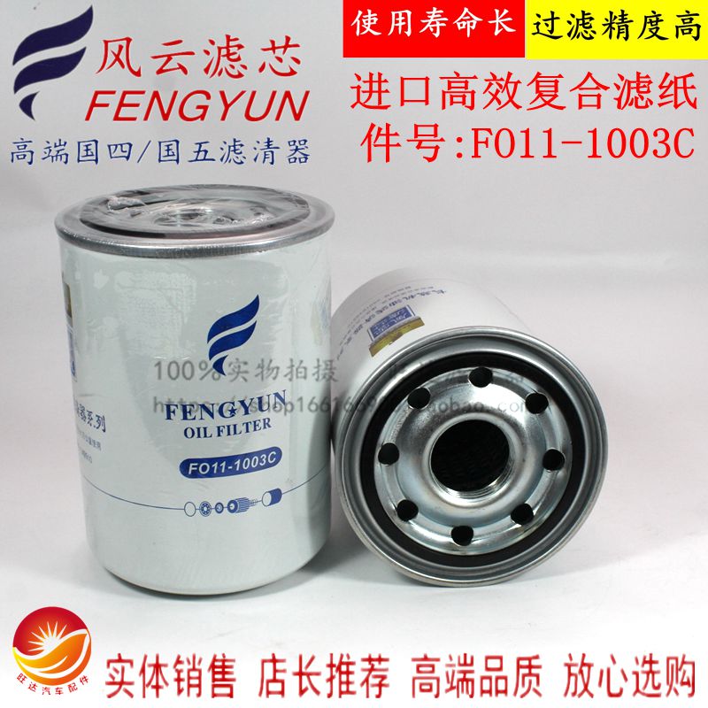 FO11-1003C 机滤 适配上汽依维柯 红岩杰狮 5801649910机油滤清器