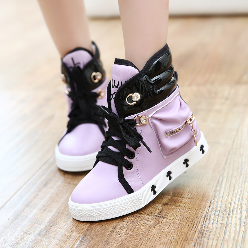 Chaussures enfants pour printemps - semelle caoutchouc - Ref 1038960 Image 4