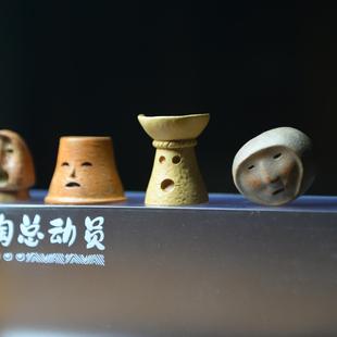 陶淘总动员系列树脂冰箱贴 文物表情包 博物馆文创丑萌出圈