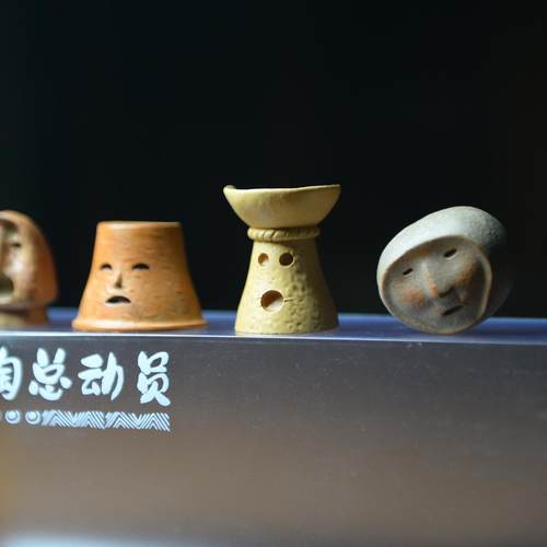 陶淘总动员系列树脂冰箱贴 文物表情包 博物馆文创丑萌出圈