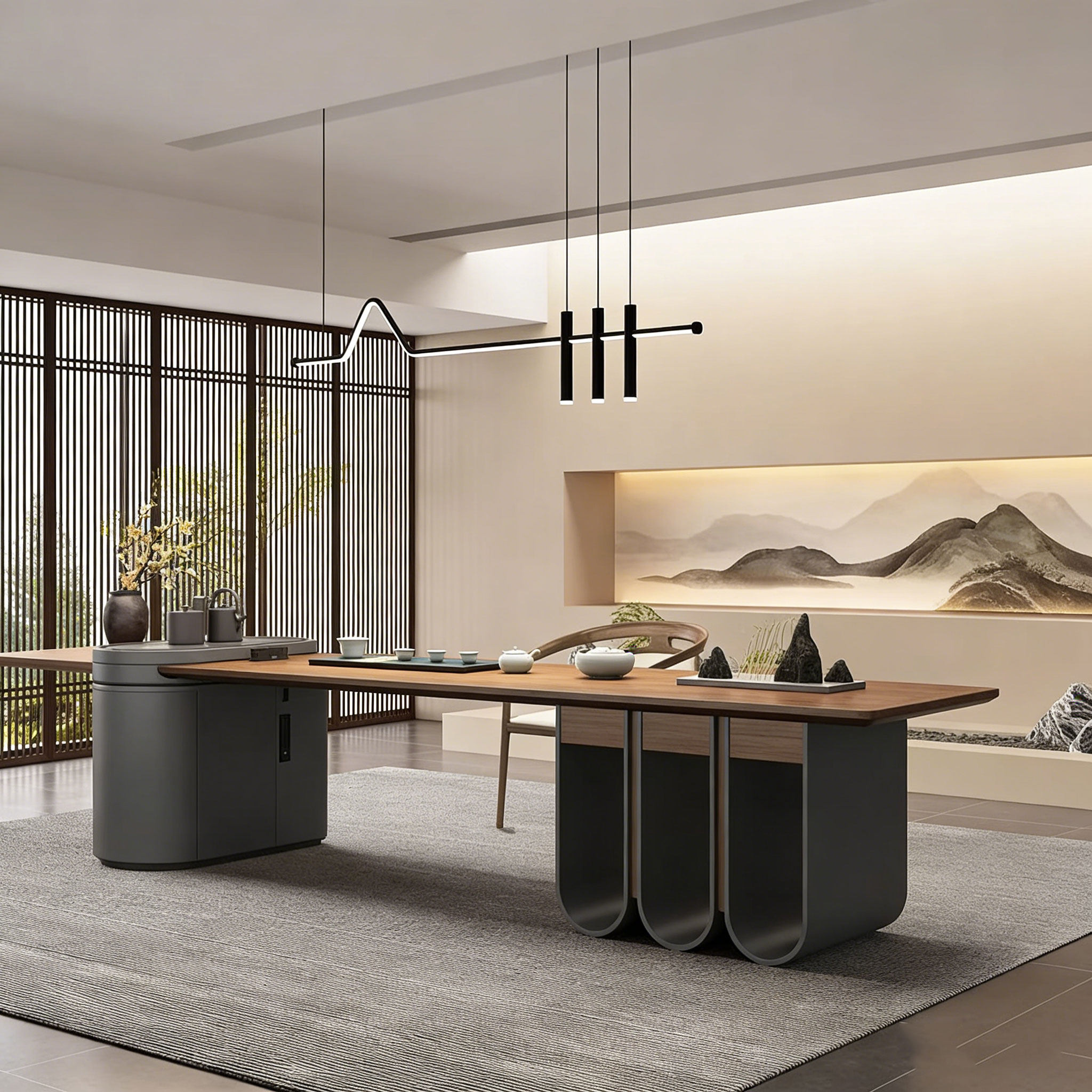 新中式胡桃木茶桌高端简约禅意客厅会客家用茶室泡茶台茶桌定制,住宅家具,家用茶台/茶桌,淘宝优惠券,粉丝福利购,淘宝优惠卷