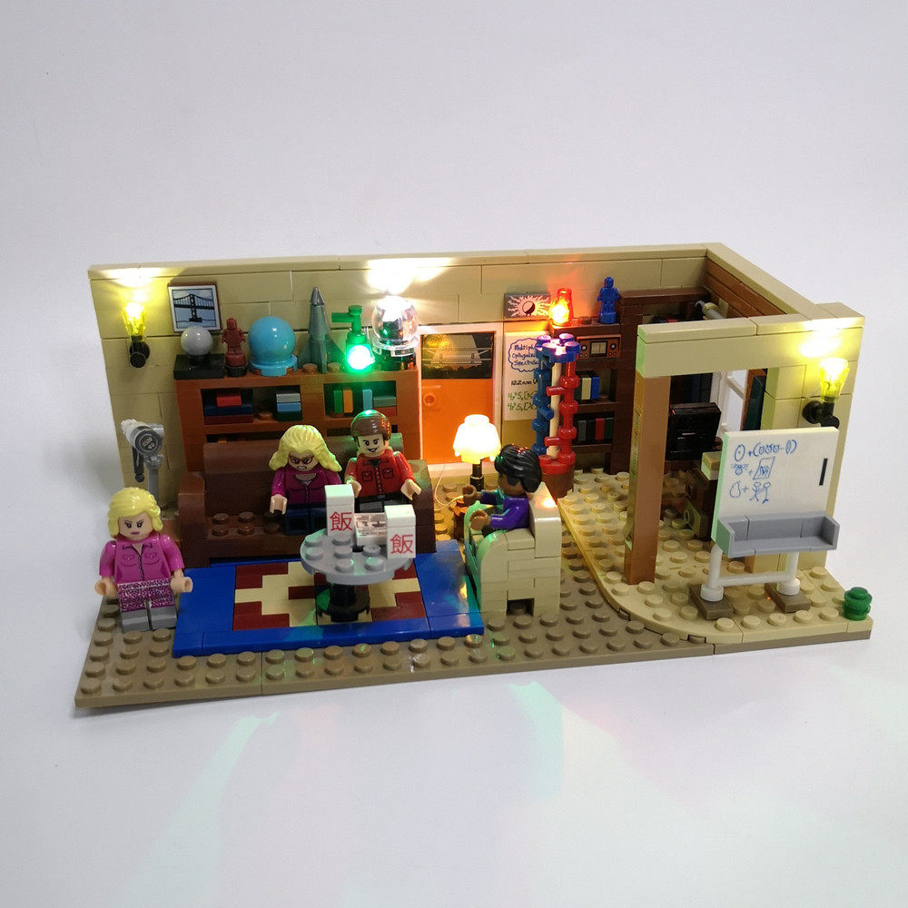 ky可匀kyglaring灯饰适用乐高21302生活大爆炸led灯饰