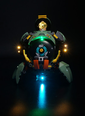 KY可匀灯饰适用于乐高75976守望先锋破坏球LED灯饰灯光灯组DIY配