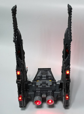 可匀Kyglaring灯饰适用于乐高75104星球大战7原力觉醒战舰LED灯