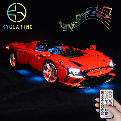 适用乐高42143法拉利LED灯光灯组