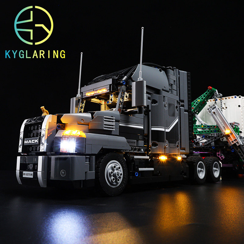 可匀kyglaring灯饰适用乐高42078马卡卡车