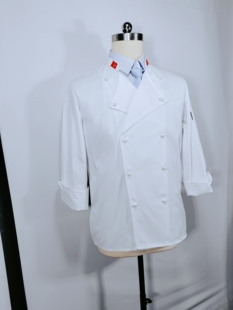 掌勺人精品厨师服2026新款厨师长餐厅厨师服爆款翻领子西装领棉质