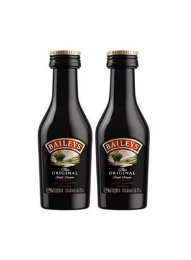 【天猫U先】帝亚吉欧百利甜酒50ml*2原味2025年2月11号生产