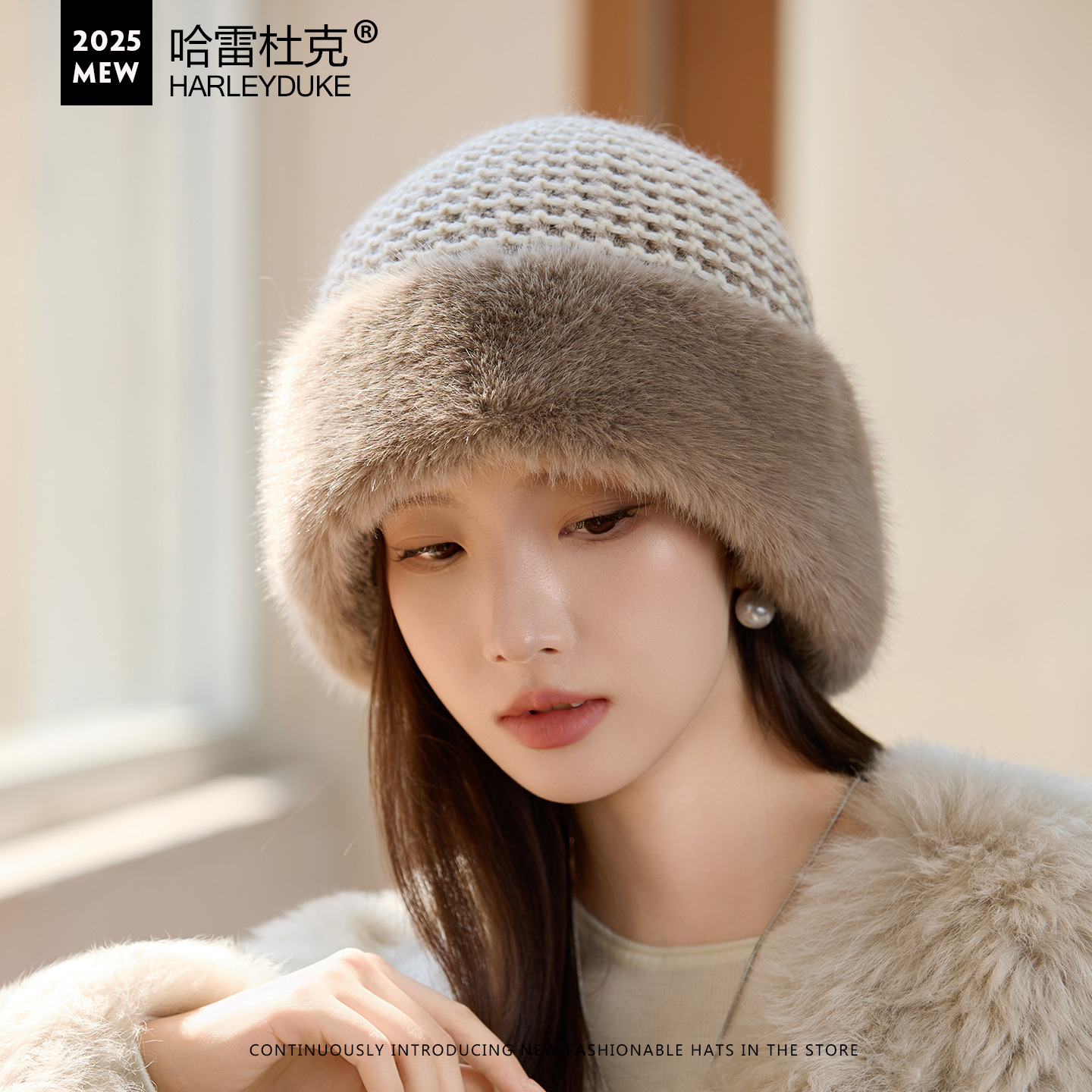 保暖帽子加绒加厚包头护耳盆帽子