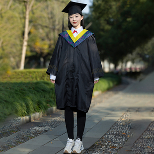 学士服大学生定制毕业礼服硕士服博士服导师服文科理科本科学位服