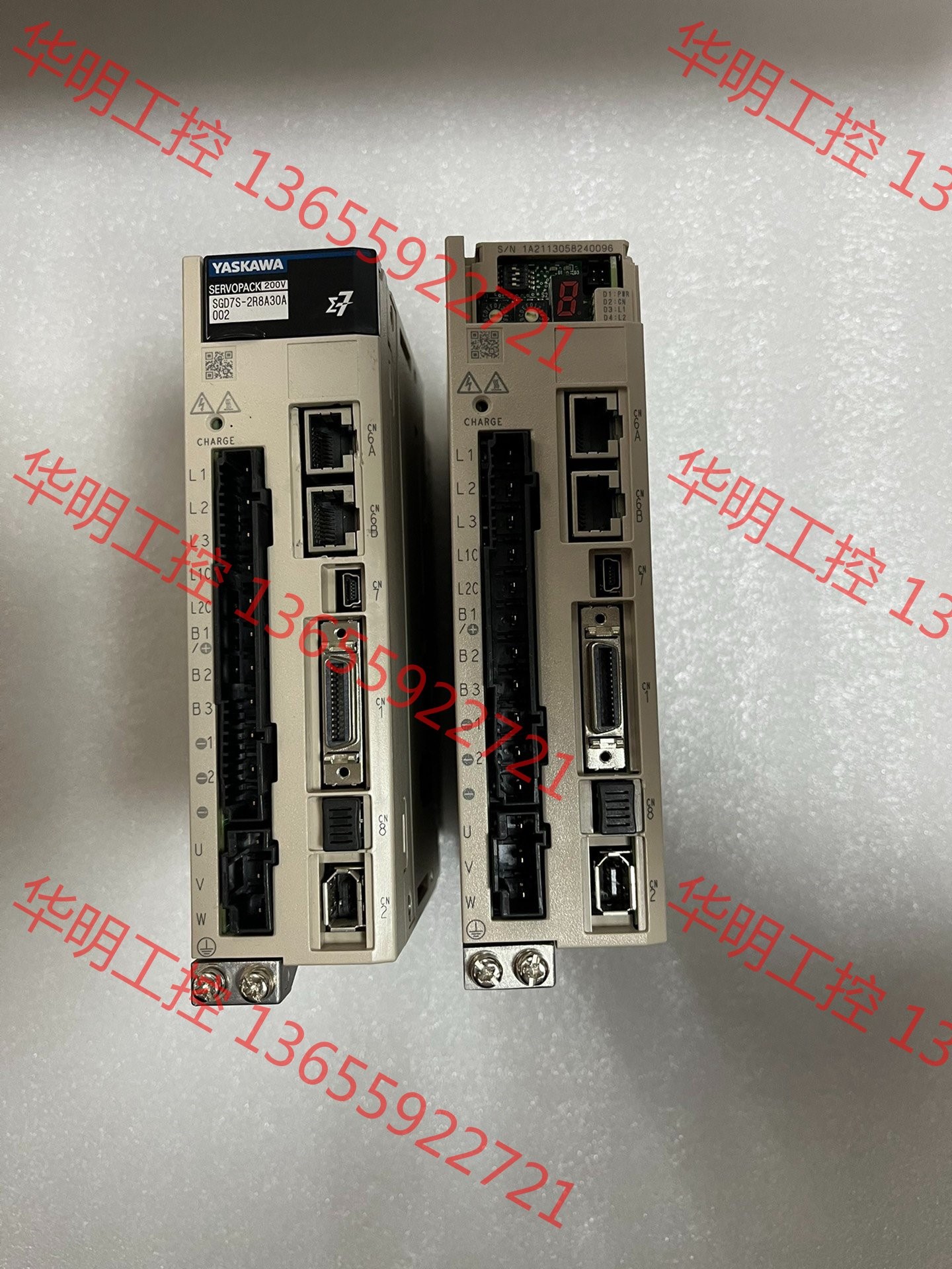 议价 SGD7S-2R8A30A安川七系400瓦M3总线驱动器拆机