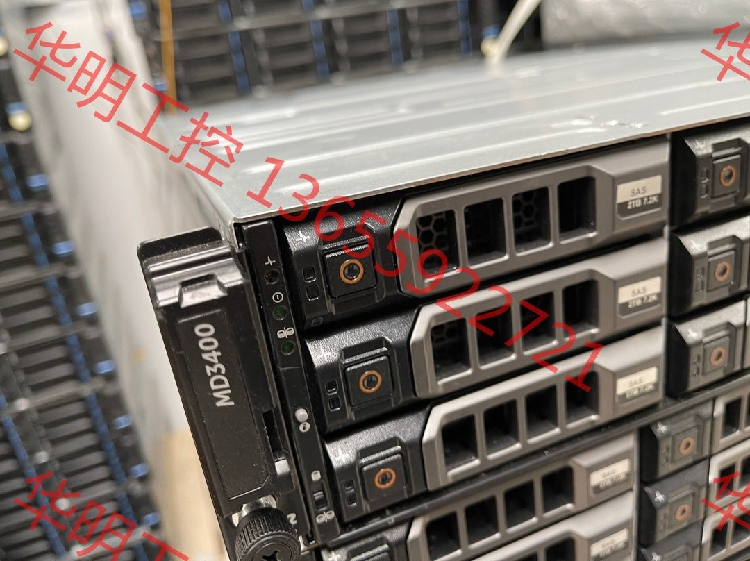 议价 Dell/戴尔 MD3400 MD3420存储 双电双控带1