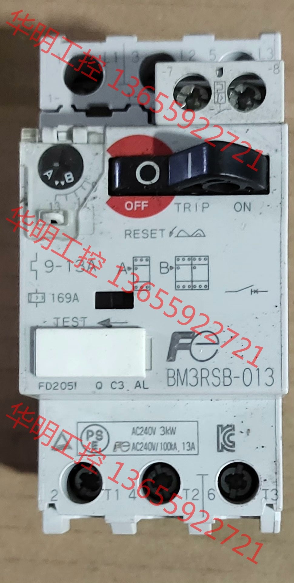 议价 议价 正品原装富士马达保护器BM3RSB-013/9-13A【4个