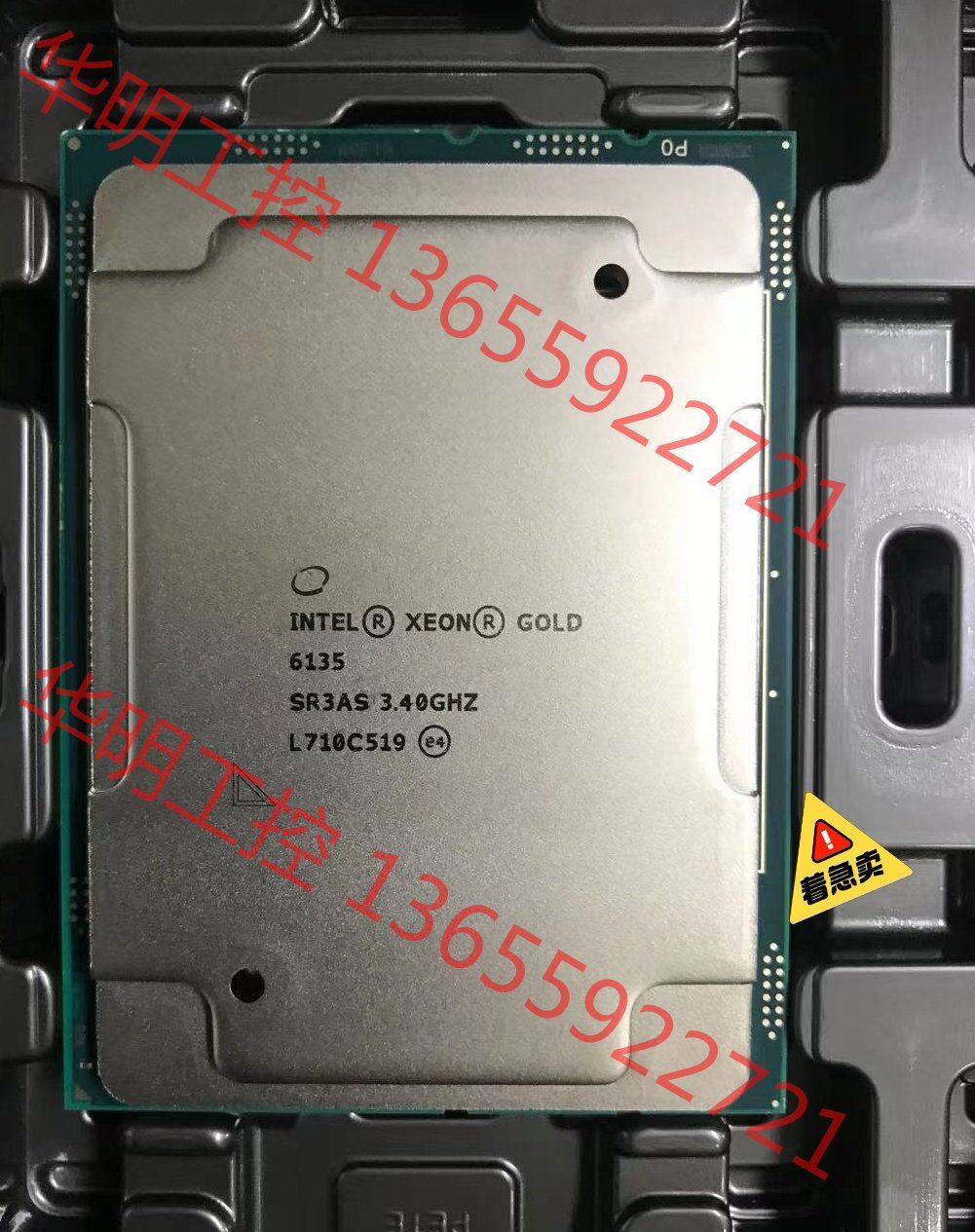 议价 intel 至强 gold金牌 6135 正显版cpu