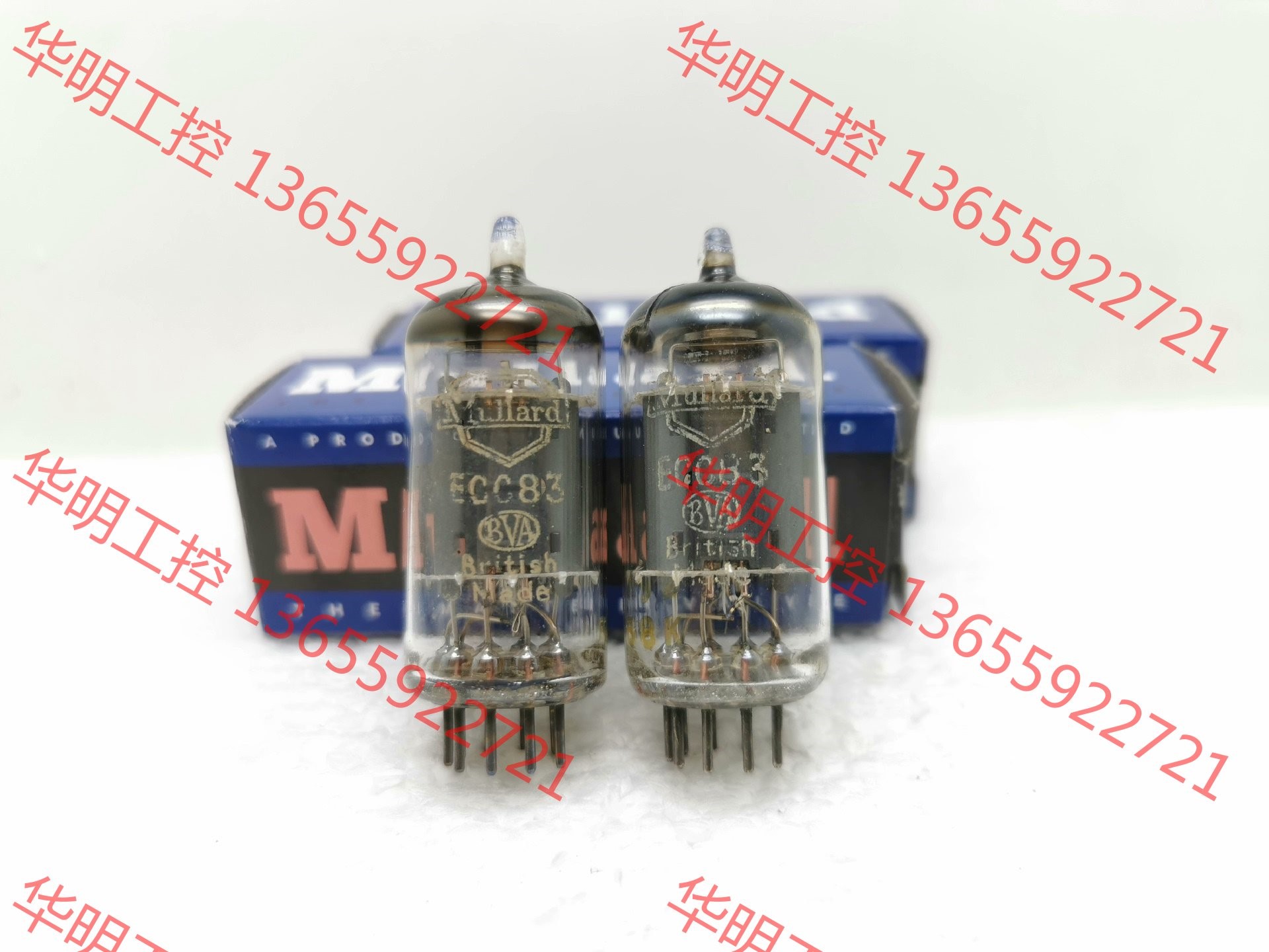 议价 58年英国大盾长屏 ECC83/12AX7电子管 成色基本完