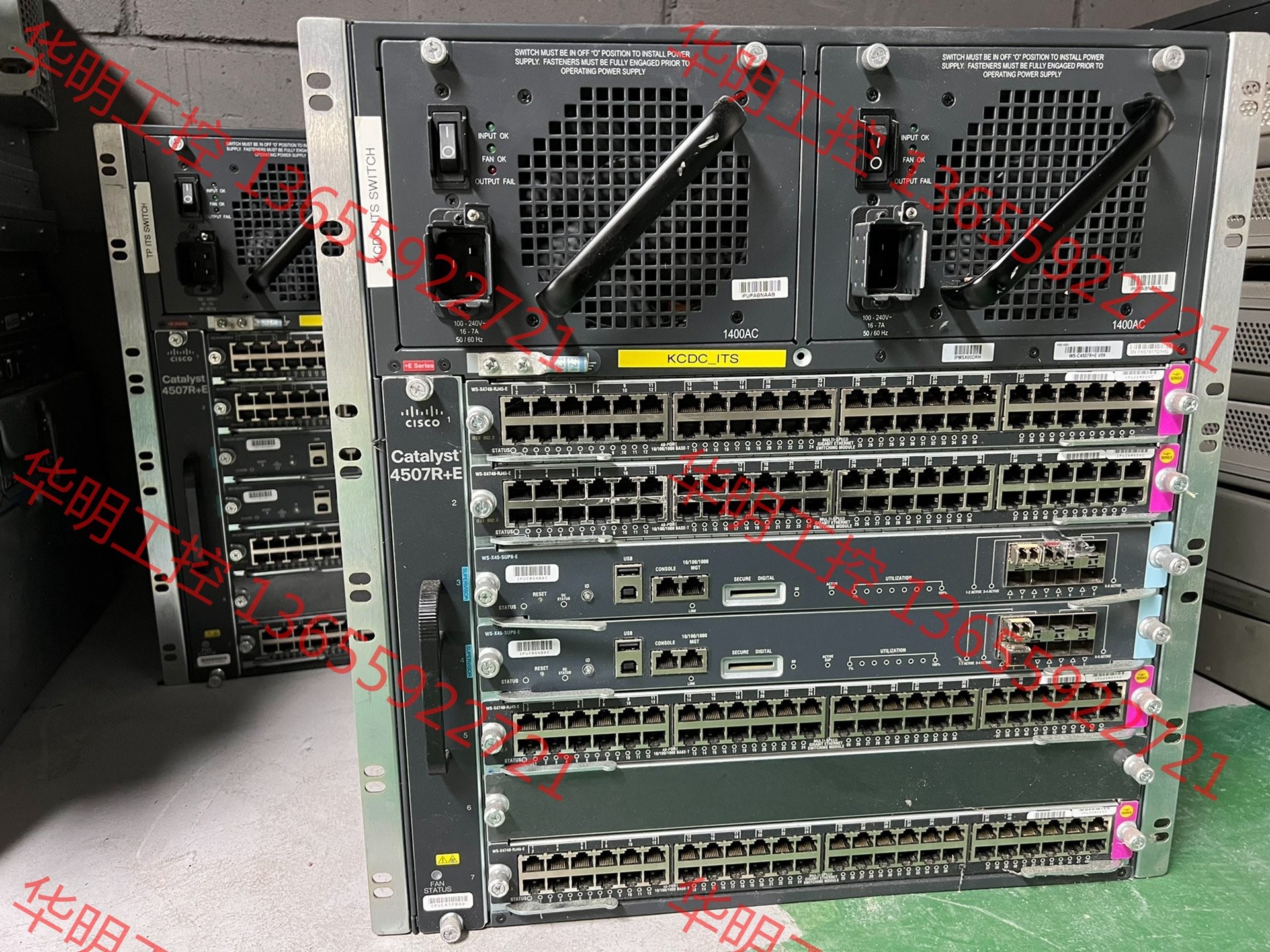 议价 思科 WS-C4507R+E 交换机 正常两台  议价