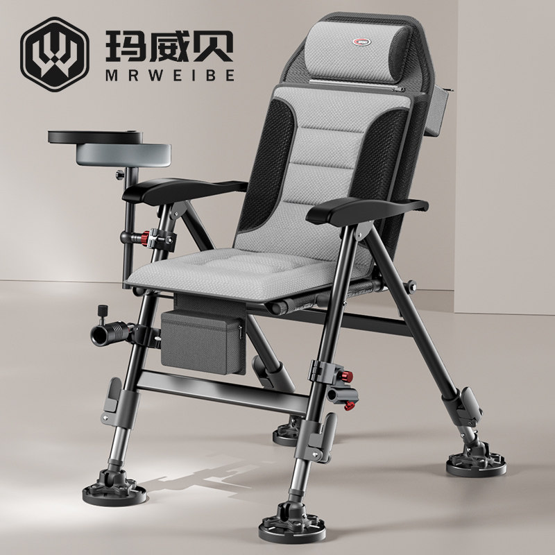 钓椅新款可躺式钓鱼椅全地形多功能钓鱼凳折叠椅可携式小欧式钓鱼