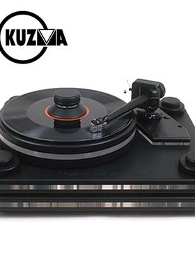 古斯玛 Kuzma Stabi Ref2 双马达 重型软盘 净盘带控速器黑胶唱机