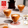 意大利进口RCR咖啡杯子高档精致套装家用玻璃水茶杯拿铁杯浓缩杯