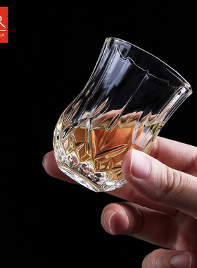 rcr意大利进口白酒杯套装家用分酒器水晶玻璃杯轻奢高端烈酒杯子
