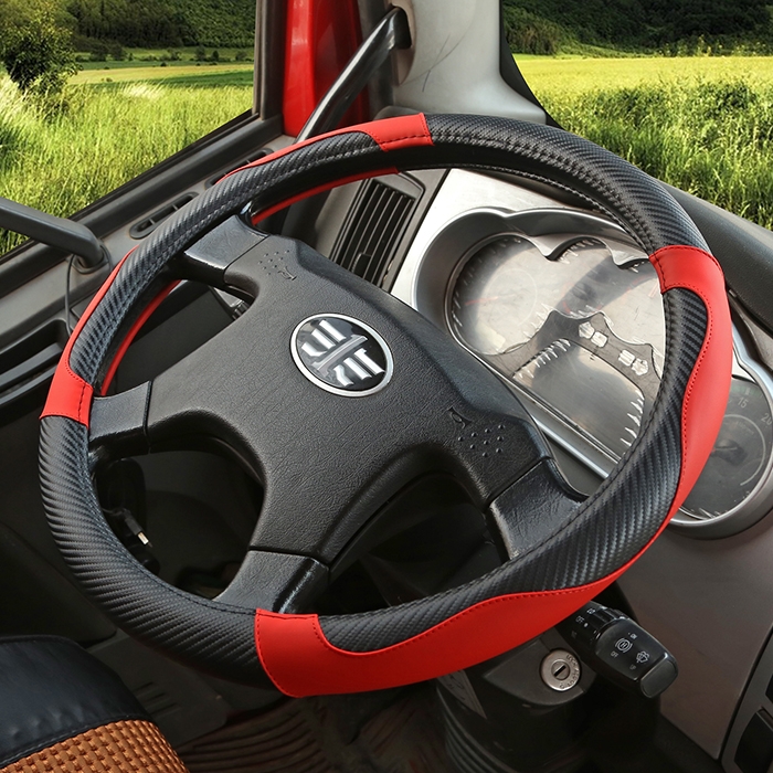 大卡车货车方向盘把套解放德龙格尔发欧曼客车公交车四季通用把套