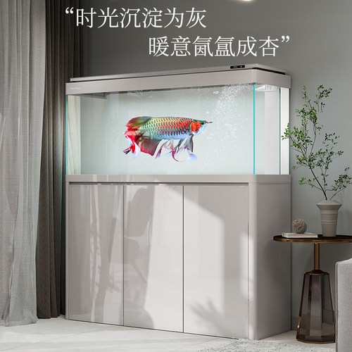 森森新款超白玻璃鱼缸