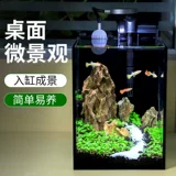 Sensen Fish Tank Living Room Небольшой ультра -белый стеклян