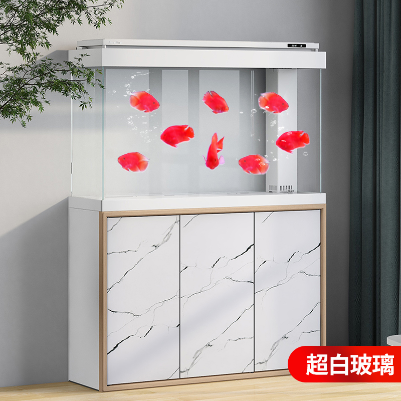 森森鱼超白玻璃底滤升级过滤