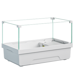 森森乌龟缸超白玻璃乌龟专用缸饲养缸龟巴西龟小乌龟养龟家用龟箱