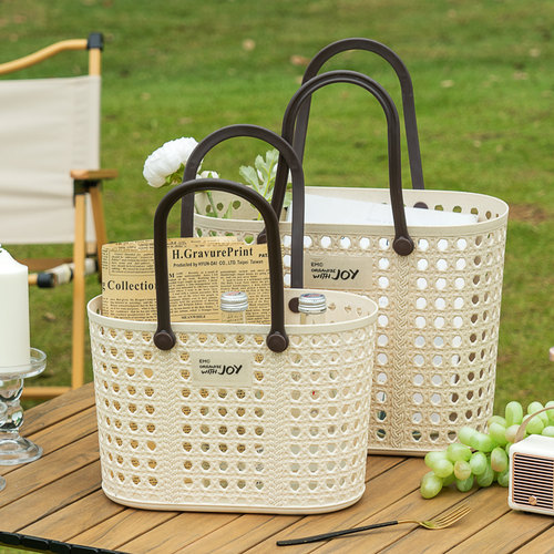 手提买菜购物篮-户外野餐篮