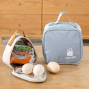 早餐小保温袋加厚防水防油冬季 上班族通勤学生带饭手拎手提便当包