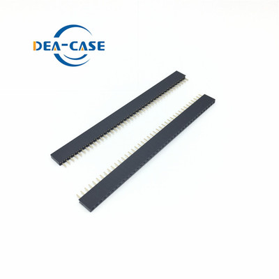 万康丨5只 单排母1*40P 间距2.0MM 塑高6.35mm 单排母座1X40P