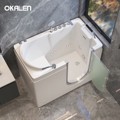 欧凯伦步入式浴缸亚克力无障碍