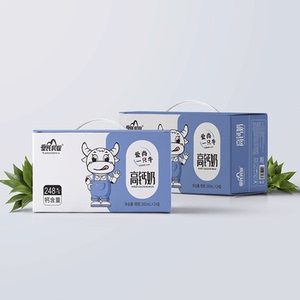 皇氏杨森乳业爱尚一只牛高钙牛奶200ml×24盒新鲜日期现货包邮