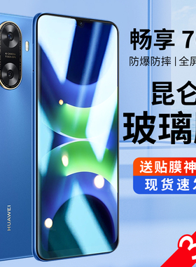 适用华为畅享70z钢化膜畅享70z手机膜全屏覆盖畅想70z保护膜畅亨70蓝光防偷窥MGA-AL40防摔贴膜防窥防爆6.75
