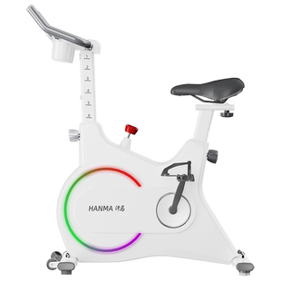 汗马动感单车家用室内运动超静音智能健身自行车家庭减肥健身器材