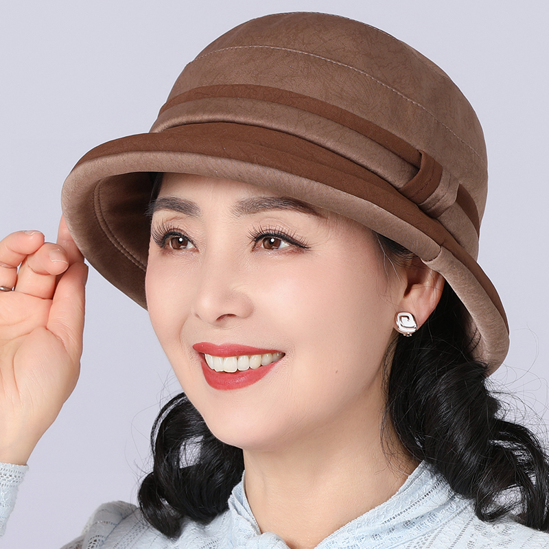 盆帽逛街休闲女士春夏秋卷边