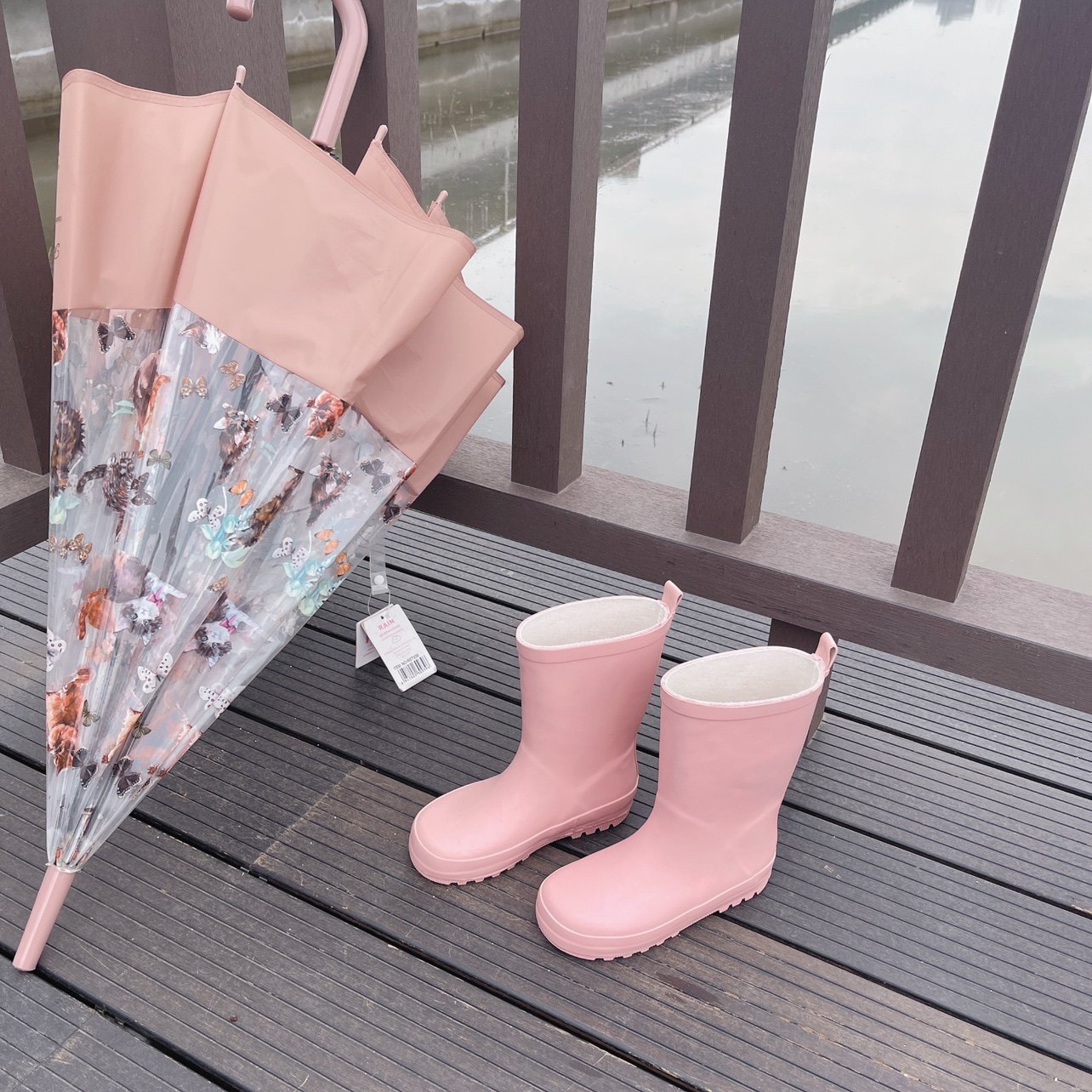 新款纯粉色女生日系学生儿童29-35简单轻便防滑春夏薄款雨鞋外贸,童鞋/婴儿鞋/亲子鞋,雨靴,淘宝优惠券,粉丝福利购,淘宝优惠卷