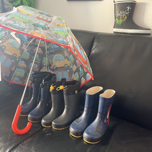 防滑雨靴橡胶轻便男童雨靴中筒