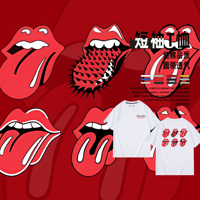 休闲宽松纯棉情侣短袖